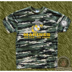 Camiseta camuflaje, marines the few the proud