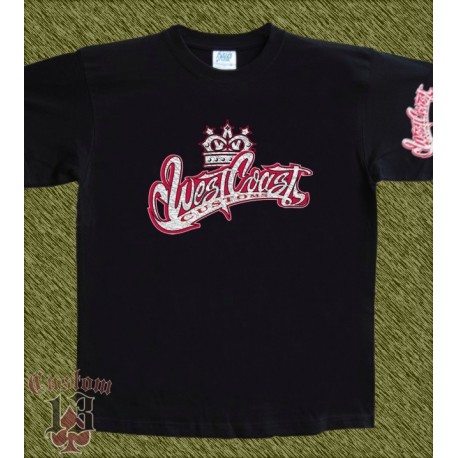 Camiseta negra, west coast customs 5