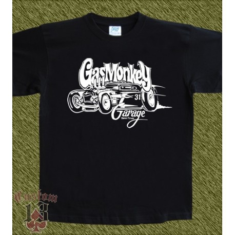 Camiseta negra, Gas monkey modelo 3