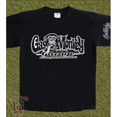 Camiseta negra, Gas monkey modelo 2