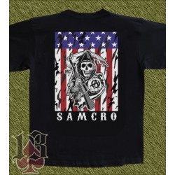 Camiseta negra, Sons of anarchy, bandera