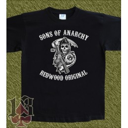 Camiseta negra, Sons of anarchy, bandera