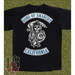 Camiseta negra, Sons of anarchy, new