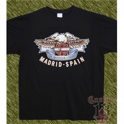 Camiseta, Harley aguila, madrid spain