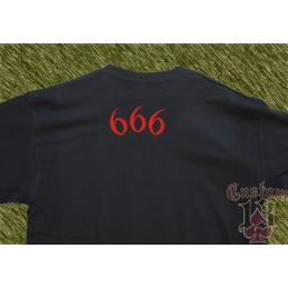 Camiseta, 666 the number of the beast