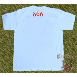 Camiseta, 666 the number of the beast