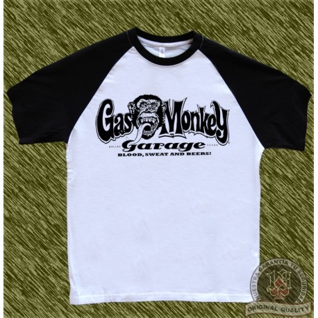 camiseta beisbol, gas monkey, modelo 01