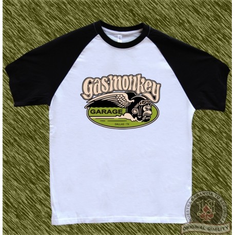 camiseta beisbol, gas monkey, modelo 08