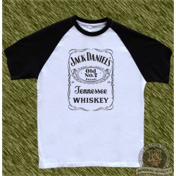 camiseta beisbol, jack daniel's