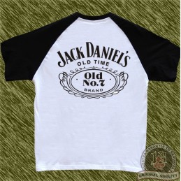 camiseta beisbol, jack daniel's