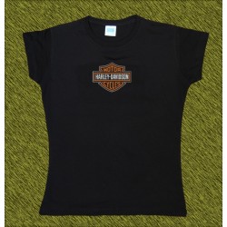 Camiseta HD mujer, doble estampación