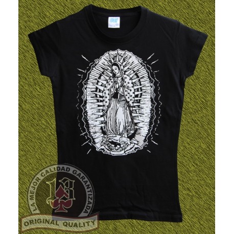 Camiseta de mujer, rezando