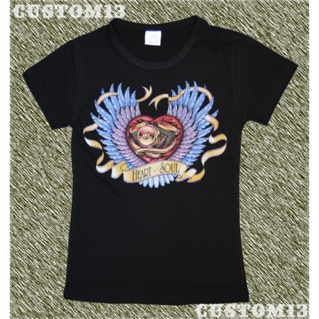 Camiseta mujer, Heart and soul II