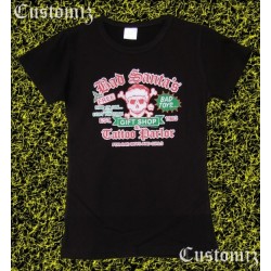 Camiseta mujer, Bad santa's, tattoo parlor