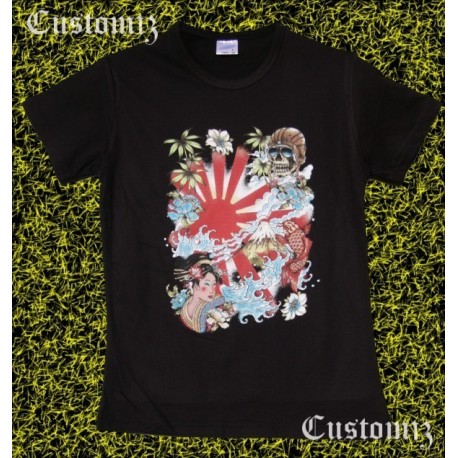 Camiseta mujer, Tattoo japones