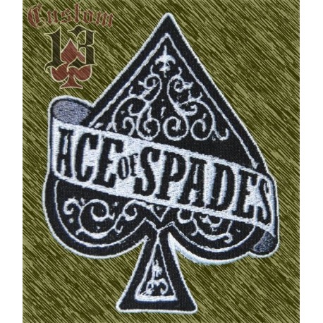 Parche bordado, motorhead, ace of spades, new