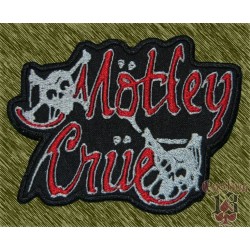 Parche bordado, motley crue