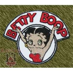 Parche bordado, betty boop nombre