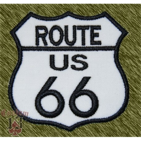 Parche bordado, route 66 US