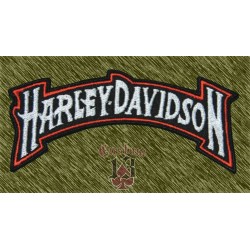 Parche bordado, banda harley davidson