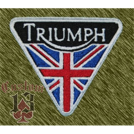 Parche bordado, triumph triangular