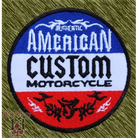 Parche bordado, american custom