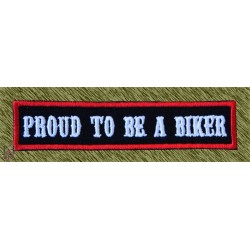 Stick recto, Proud to be a biker