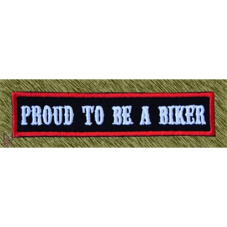 Stick recto, Proud to be a biker