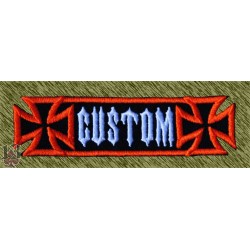 Parche custom con cruces