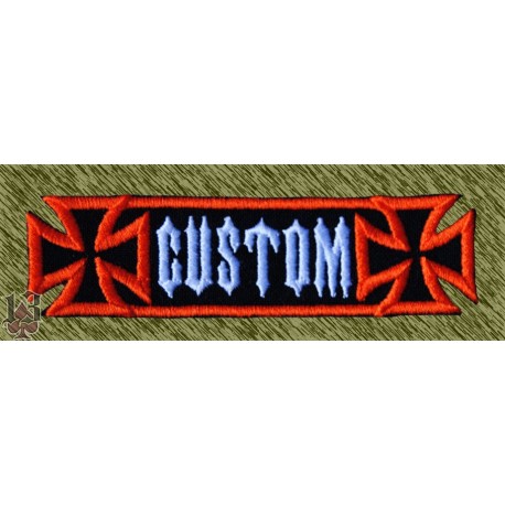 Parche custom con cruces