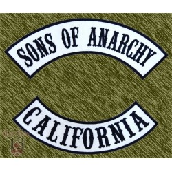 Parches Sons of Anarchy, 2 rockers espalda