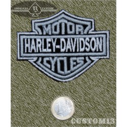 Parche Harley gris logo