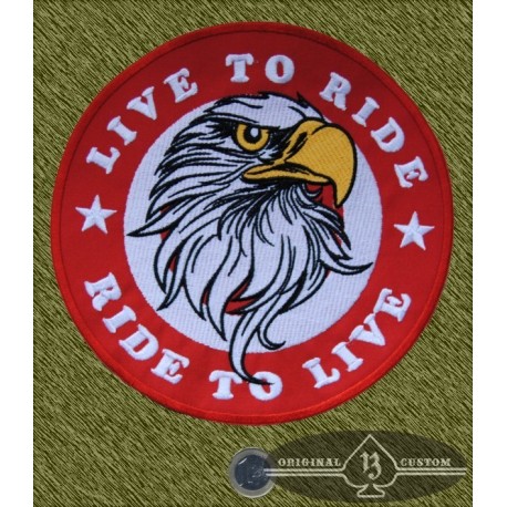 Parche grande, Eagle live to ride, ride to live