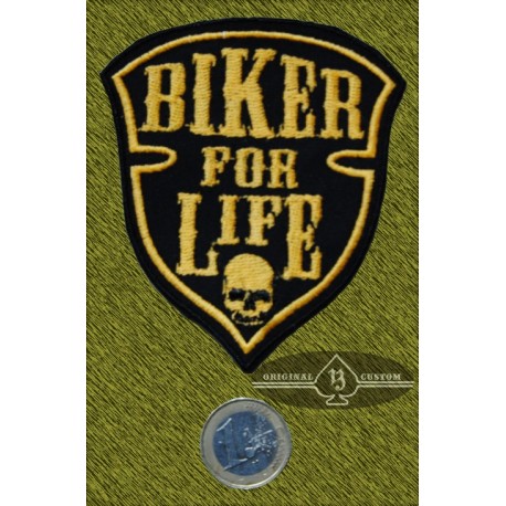 Parche Biker for life