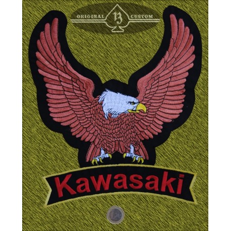 Parche aguila marrón kawasaki