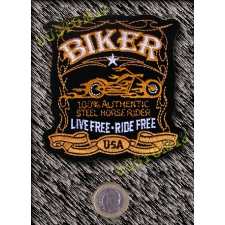 parche biker USA