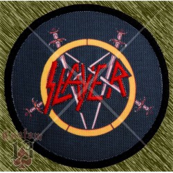 Parche sublimado y bordado, slayer