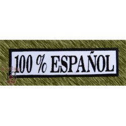 Parche bordado, stick 100% español