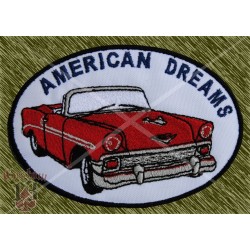 Parche bordado, american dreams