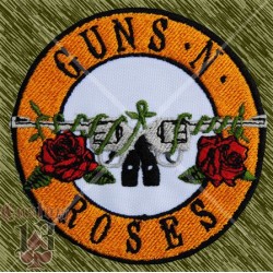 Parche bordado, guns n roses logo nuevo