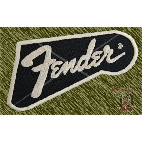 Parche bordado, fender