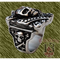 Anillo de acero, calavera sureña