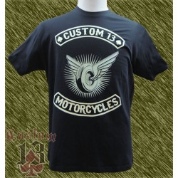 Camiseta, custom 13 motorcycles