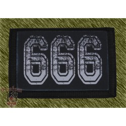 cartera nylon con cadena, 666