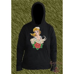 sudadera con capucha de mujer, amore