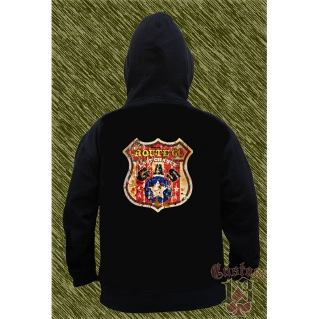 Sudadera route 66 gas estrella