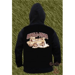 Sudadera muscle power marrón