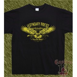 Camiseta negra, legendary riders