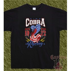 Camiseta negra, cobra