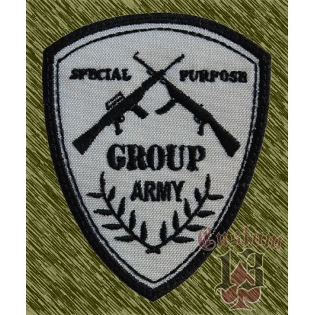 parche bordado, group army